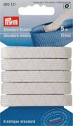 Elastique standard 10 mm blanc - 5m.