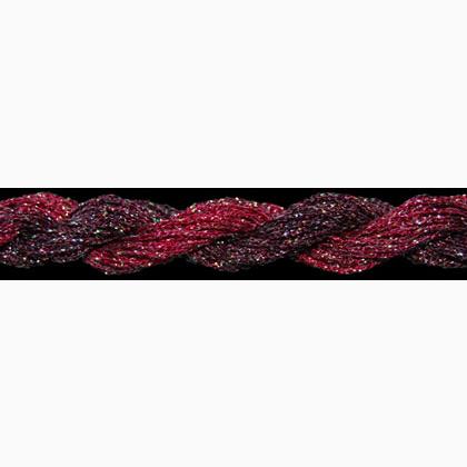 ThreadworX Hand Overdyed Metallic #8 - 711302 - Burgundy Wine