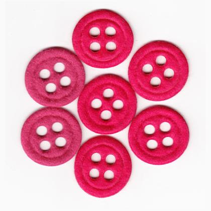 Knopfe - Fuchsia