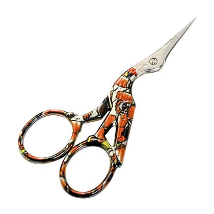 Ciseaux broderie Cigogne - Multicouleur 3 1/2\"