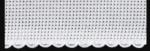 Bande à point de croix Aida 11ct.: Blanc/Blanc