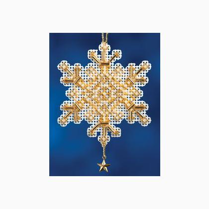Charmed Ornament Kit: Snow Crystals - Gold Crystal