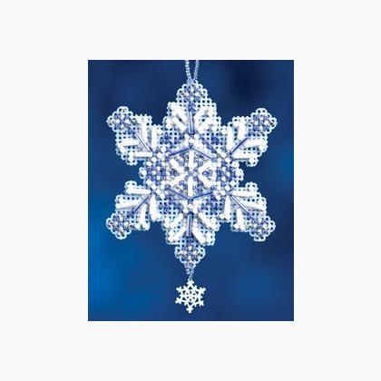 Charmed Ornament Kit: Snow Crystals - Sapphire Crystal