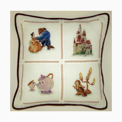 Coussin Beauty & The Beast