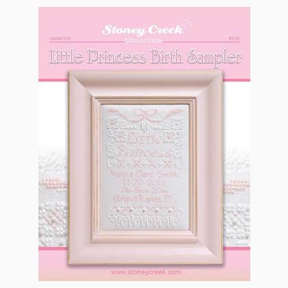 Little Princess Birth Sampler
