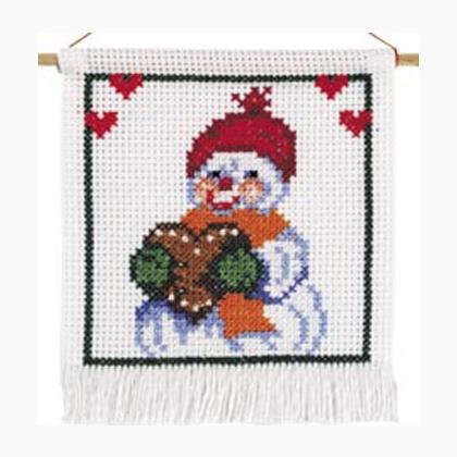 Wooden Hanger: Snowlady