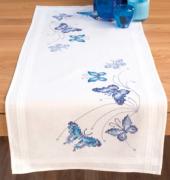 Napperon Papillons Bleus