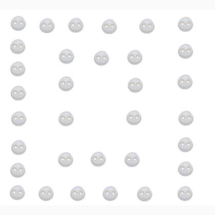 Micro Mini Round White - 4707