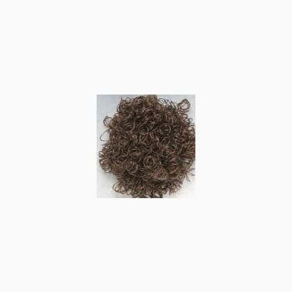 Cheveux bouclés: Brun