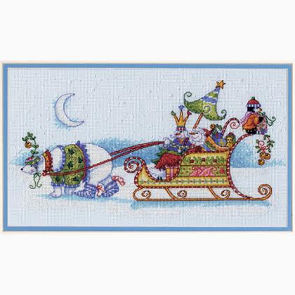 Snow Bear and Sleigh