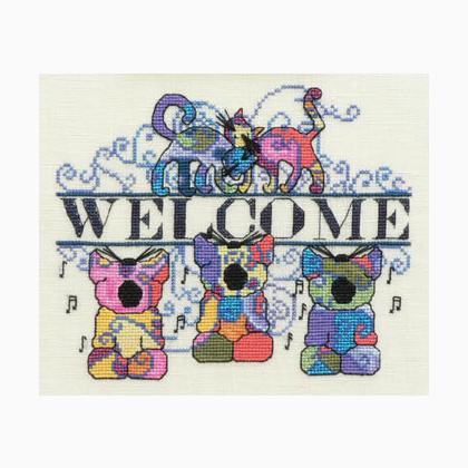 Funky Cats Welcome