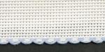 Bande en aida 14ct. - Blanc/Bleu
