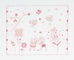Souris et oiseaux - Rose
