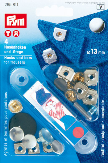 Agrafes et barrettes pour pantalons