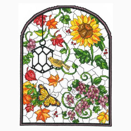Autumn Stained Glass