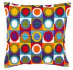 Coussin - Cercles colorés