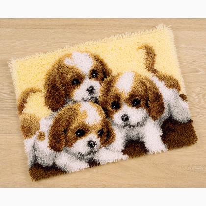 Tapis 3 chiots