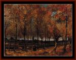 Van Gogh - allée de peupliers
