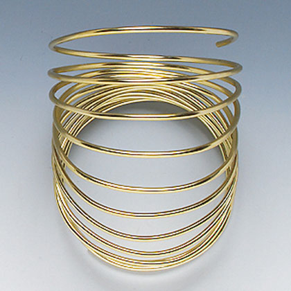 Fil d’aluminium - or - 3mm.