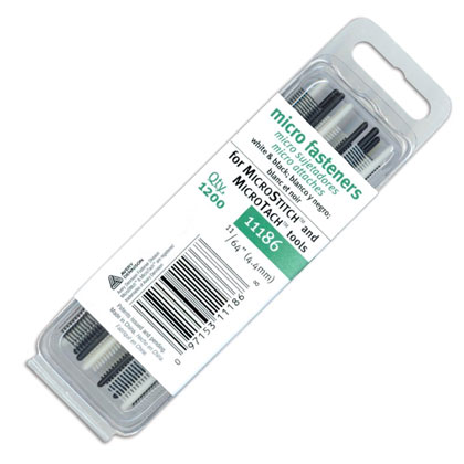 MicroStitch© aiguilles de recharge - noir / blanc