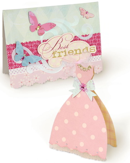 Sizzix Bigz L Die - Robe de princesse et carte