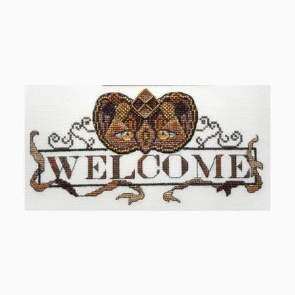Mardi Gras Welcome (Black & Gold)