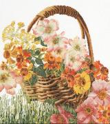 Flower Basket - blanc - Aida