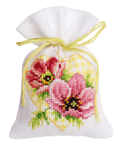 Sac potpourri: Anémones et coeur