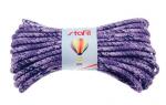 Ruban elastique JOY avec couture - Glycine/Blanc