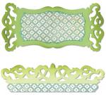 Sizzix Sizzlits Die - Étiquette, Ornement