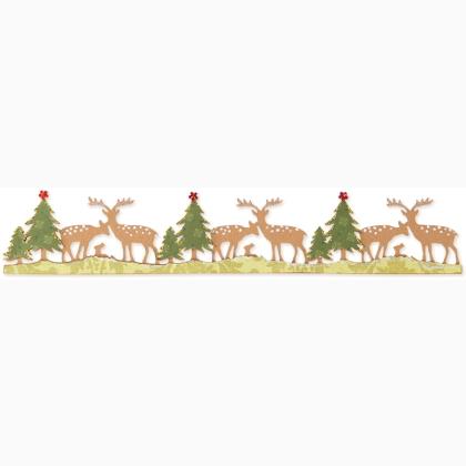 Sizzix Sizzlits Decorative Strip Die - Cerf Woodland