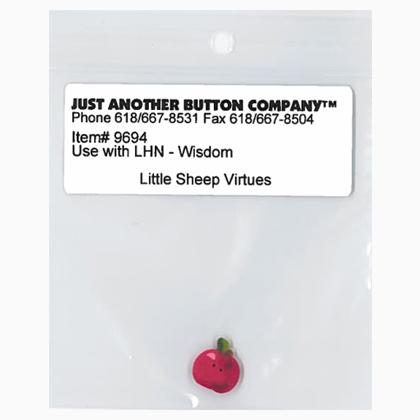 Little Sheep Virtues 8-Wisdom Button (9694.G)