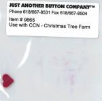 Santa`s Village 7-Christmas Tree Farm Buttons (9665.G)