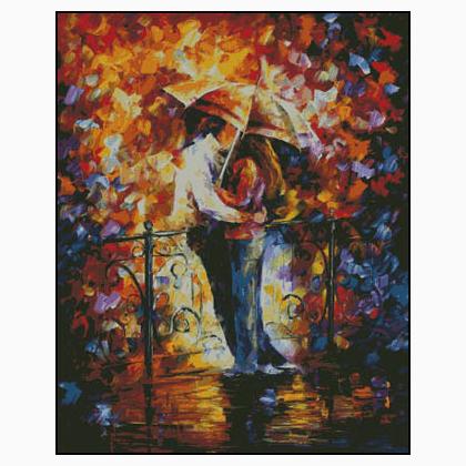Kiss On The Bridge (XS & Needlepoint)