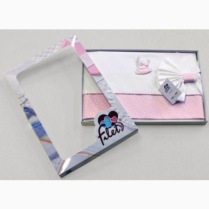 Draps bébé - Rose