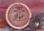 Flower Pincushion Topper (w/rick rack)