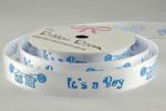 Ruban 15mm - It's a Boy - Bleu
