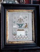 Old White Farmhouse Sampler