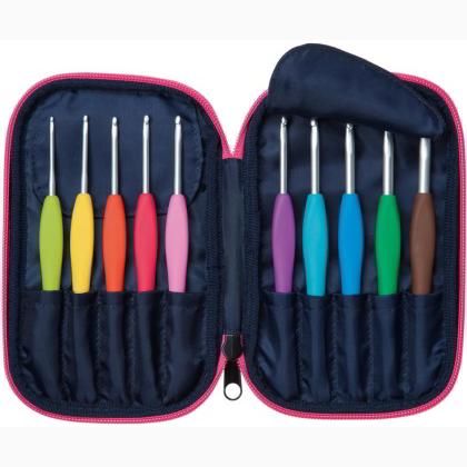 Set D'Accessoires Tricot Clover - Boîtier Compact Avec Outils De Base