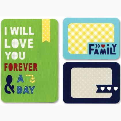 Sizzix Thinlits Die Set 4PK - Pour toujours