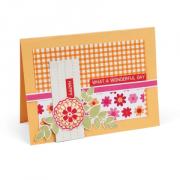 Sizzix Framelits Die Set 5PK w/Stamps - Jardin Anglais