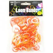 Loom bands - Orange mélanger