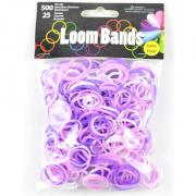 Loom bands - Pourpre mélanger