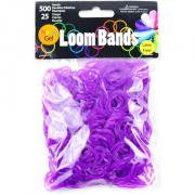 Loom bands - Neon Gel Pourpre