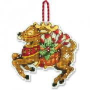 Reindeer Plastic Canvas Ornament