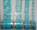 Gallon Autocollant Anniversaire - Bleu
