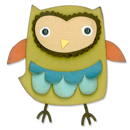 Sizzix Thinlits Die Set 9PK - Hibou