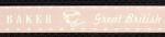 Ruban 15mm - Great British Baker - Blanc/Rose