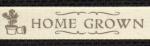 Ruban 15mm - Home Grown - Blanc/Gris