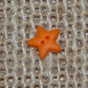 Bouton - Pulled Star - Glow Orange S
